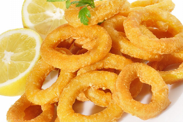 Panierte Calamari  (9 Stück)